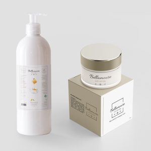 طراحی برچسب و طراحی بسته بندی محصولات بهداشتی بلامور